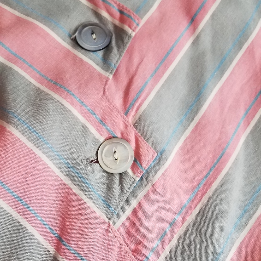 1940s 40s Betty Barklay Chevron Dress S/M - Picture 5 of 10